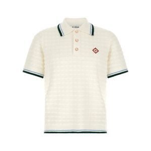 Casablanca Men Bouclé Polo Shirt